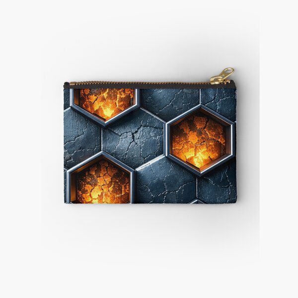 Item preview, Molten Hex Grid designed and sold by Kaleidoscope Print.
