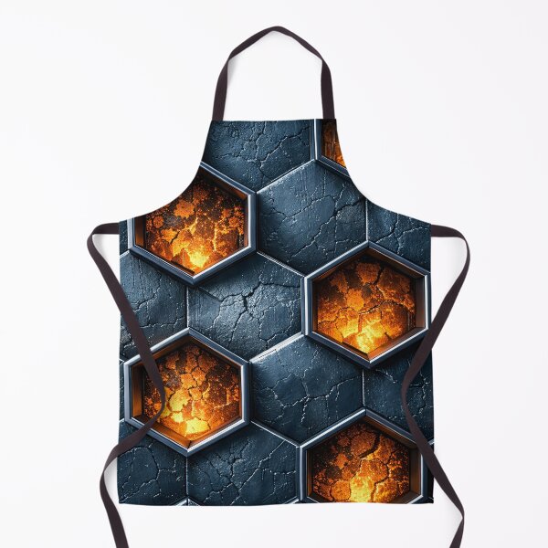 Item preview, Molten Hex Grid designed and sold by Kaleidoscope Print.