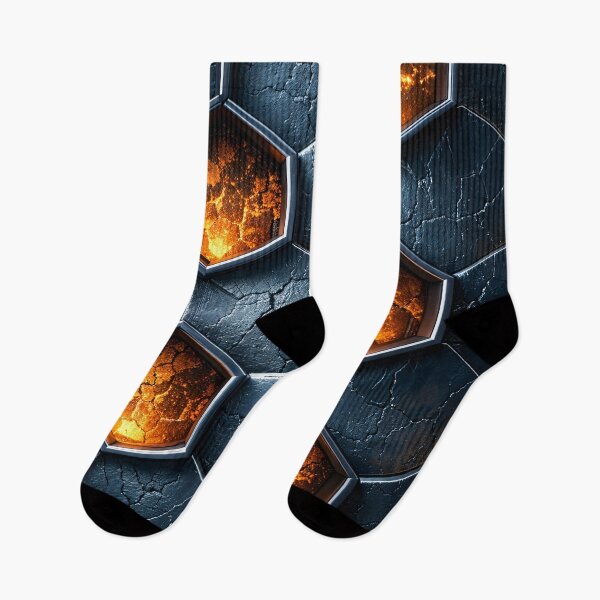 Item preview, Molten Hex Grid designed and sold by Kaleidoscope Print.