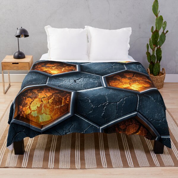Item preview, Molten Hex Grid designed and sold by Kaleidoscope Print.