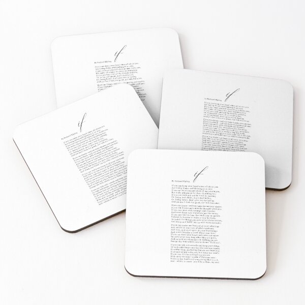 Item preview, IF Rudyard Kipling Poem designed and sold by corbrand.