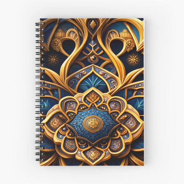 Item preview, Gilded Sapphire Mandala designed and sold by Kaleidoscope Print.