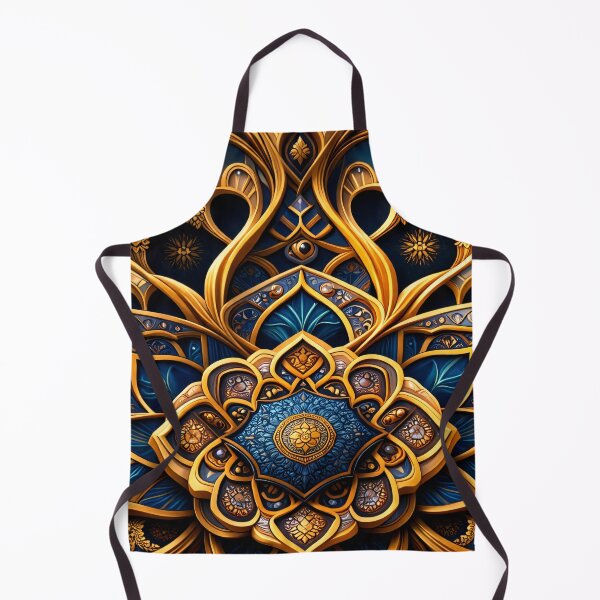 Item preview, Gilded Sapphire Mandala designed and sold by Kaleidoscope Print.