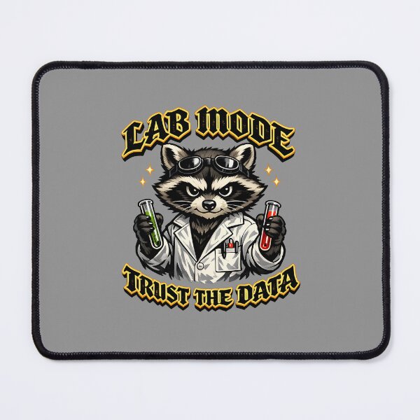 Item preview, Lab Tech Raccoon Trust the Data – Cute Medical Science Pride designed and sold by ClinicalHubs.