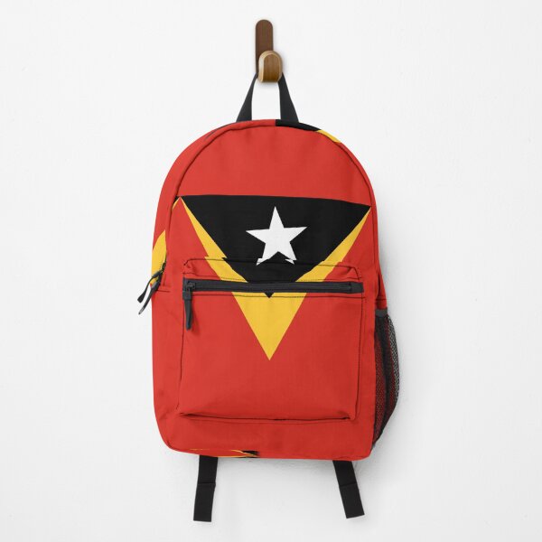 Item preview, Diseño de la bandera vertical de Timor Oriental designed and sold by NTGUILTY.