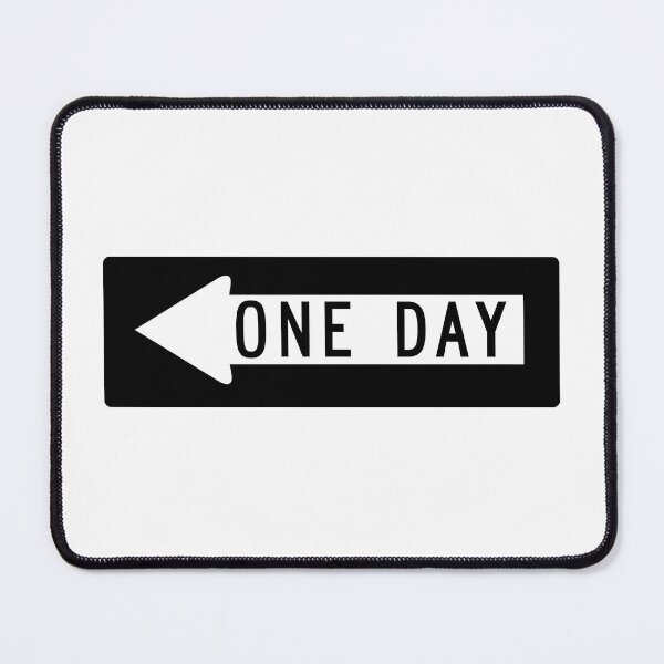 Item preview, ONE DAY Street Sign designed and sold by Buzzbox Designs.