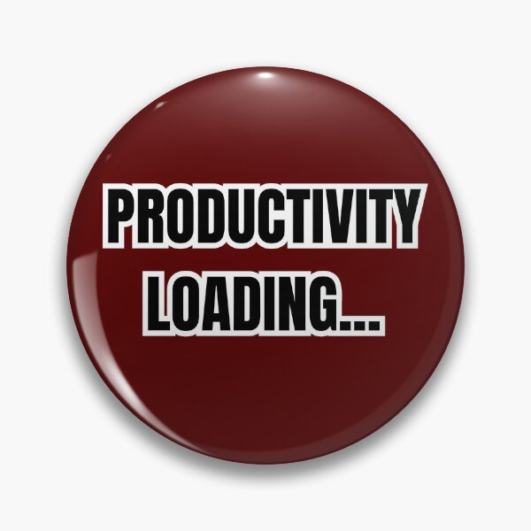 Item preview, Productivity Loading Funny Sticker designed and sold by ms0026.