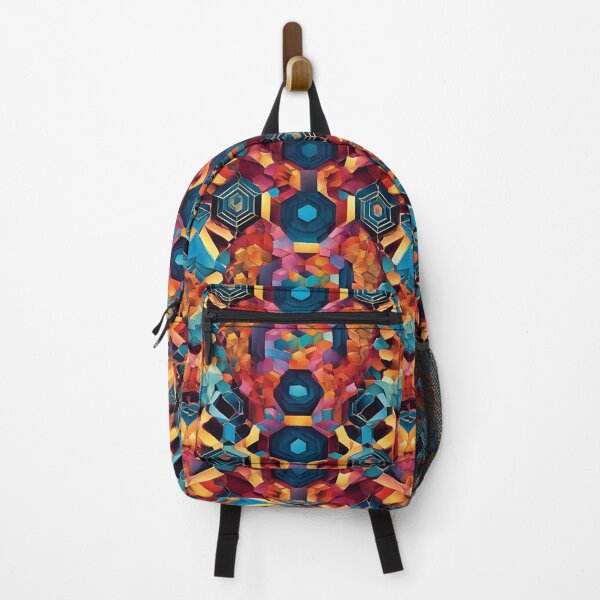 Item preview, Intricate Hexa-Glitch: Symmetric Opacity in Motion designed and sold by mxztar.