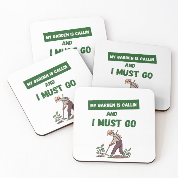 Item preview, My Garden is Calling and I Must Go - Funny Gardener Design designed and sold by PopNInk.