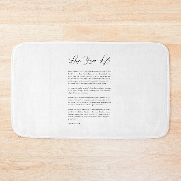 Item preview, Live Your Life - Chief Tecumseh designed and sold by corbrand.