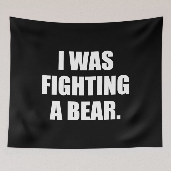 Item preview, Funny Injury Get Well - I Was Fighting A Bear designed and sold by ishanaveraty.