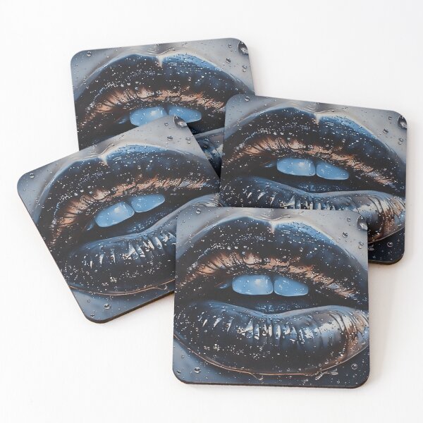 Item preview, Icy Lips – Cyber Gothic Artwork designed and sold by Neer arts.