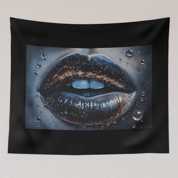 Item preview, Icy Lips – Cyber Gothic Artwork designed and sold by Neer arts.