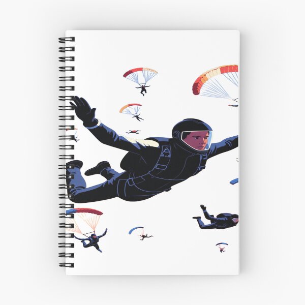Item preview, Skydiving Freedom – Parachute Jump Adventure Illustration | Extreme Sports Art designed and sold by Sushikidsntod.
