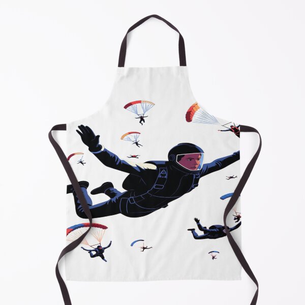 Item preview, Skydiving Freedom – Parachute Jump Adventure Illustration | Extreme Sports Art designed and sold by Sushikidsntoddlers.