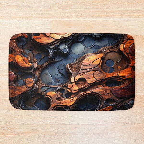 Item preview, Topographic Driftwood Pools designed and sold by Kaleidoscope Print.