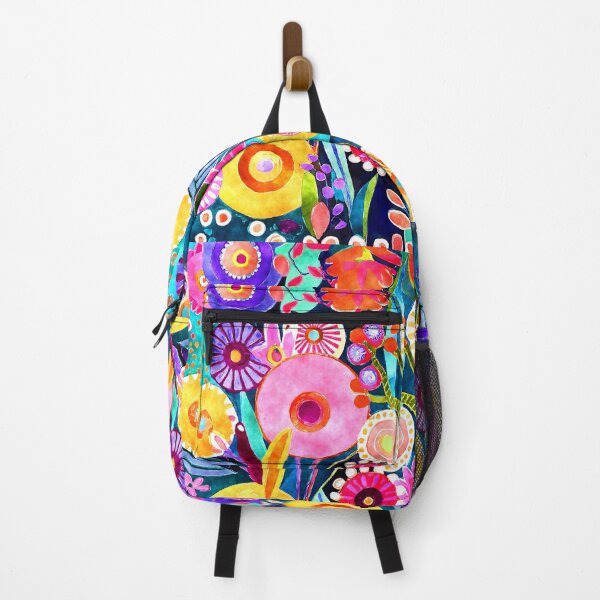 Item preview, Funky 1960's Colorful Hippie Flowers Abstract Design Art designed and sold by DEC02.