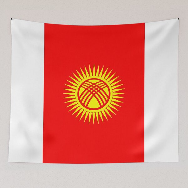 Item preview, Vertical Kyrgyzstan Flag Design designed and sold by NTGUILTY.