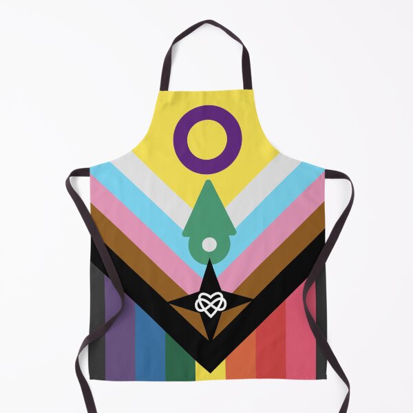 Item preview, Inclusive Progress Pride Flag designed and sold by TheCraftyCrew.