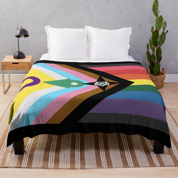 Item preview, Inclusive Progress Pride Flag designed and sold by TheCraftyCrew.