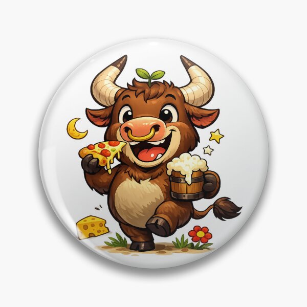 Item preview, Taurus Zodiac: Taurus Zodiac Sign – Cartoon 2 version Astrology Design designed and sold by Arte Cartoon From TagTeam Group.