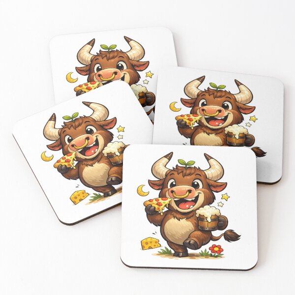 Item preview, Taurus Zodiac: Taurus Zodiac Sign – Cartoon 2 version Astrology Design designed and sold by Arte Cartoon From TagTeam Group.