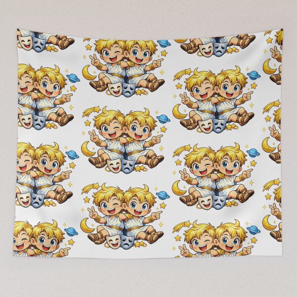 Item preview, Gemini Zodiac: Gemini  Zodiac Sign – Cartoon astrology Design designed and sold by Arte Cartoon From TagTeam Group.