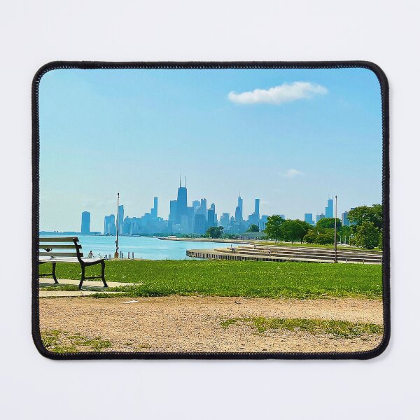 Item preview, Chicago Lakefront Bench Shot #3 - (Summer) - ParTaFaTa designed and sold by Partafata Productions.