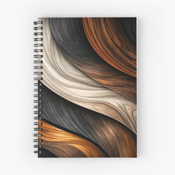 Item preview, Flowing Woodgrain Waves designed and sold by Kaleidoscope Print.