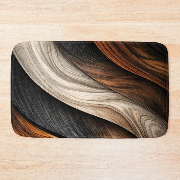 Item preview, Flowing Woodgrain Waves designed and sold by Kaleidoscope Print.