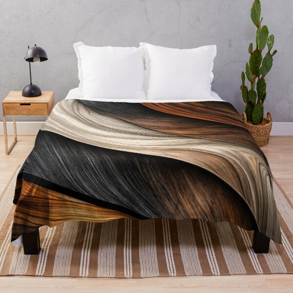 Item preview, Flowing Woodgrain Waves designed and sold by Kaleidoscope Print.