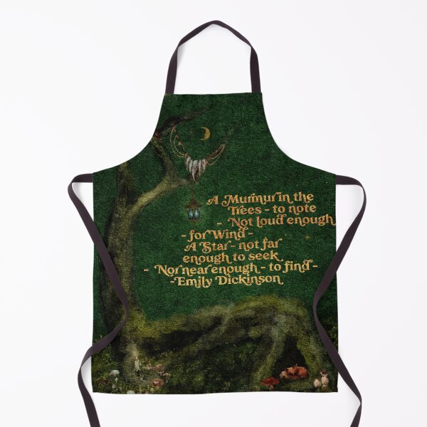 Item preview, Dark Academia Emily Dickinson Quote Forest Water Color designed and sold by Monica Laipple.