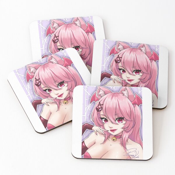 Item preview, Pink Anime Succubus Cat Girl designed and sold by VampimorPH.