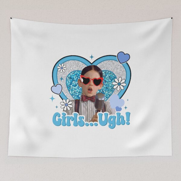 Item preview, Girls Ugh Valentine, Be Mine, Kiss Me, Funny Valentine designed and sold by vintagearttee.