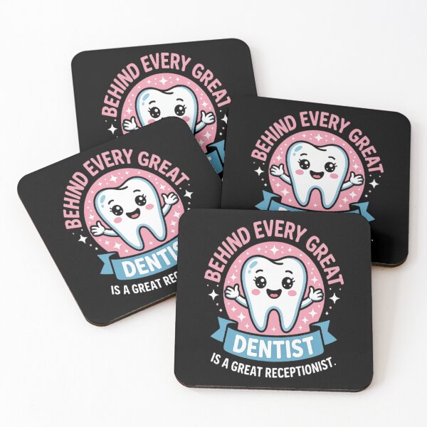 Item preview, Behind Every Great Dentist Dental Receptionist designed and sold by gandebro.