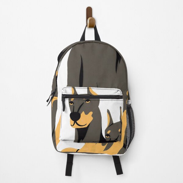 Item preview, “Three Doberman Dogs Illustration” designed and sold by Adappai.