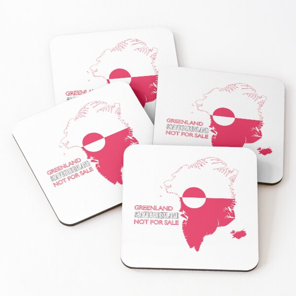 Item preview, Save Greenland Not For Sale – Greenland Map Protest Political Art designed and sold by derynick.