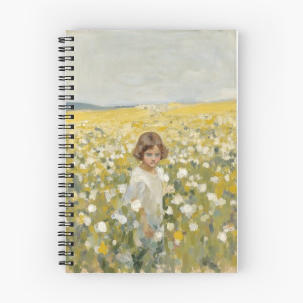Item preview, A Small Girl in a Vast Flower Meadow designed and sold by SEIMEI2025.