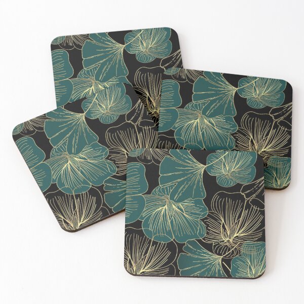 Item preview, Green and black flower pattern designed and sold by AndrewJM4.