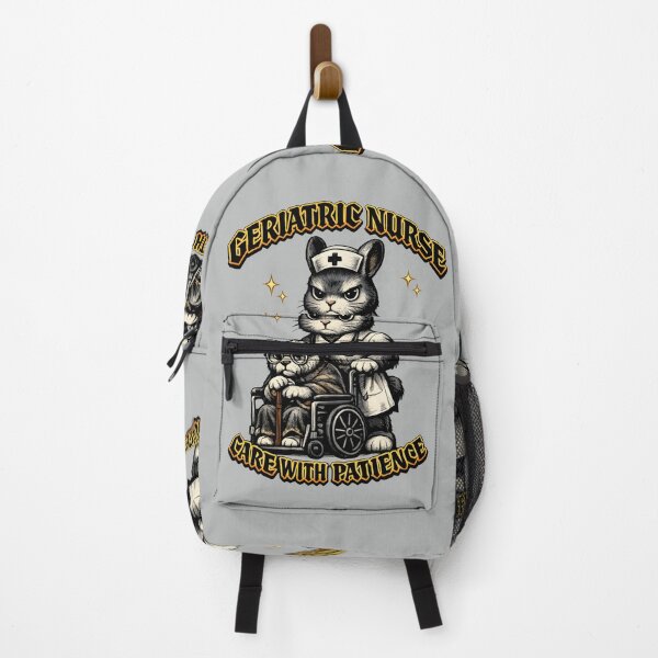 Item preview, Geriatric Nurse Care With Patience – Cute Senior Care Medical Art designed and sold by ClinicalHubs.
