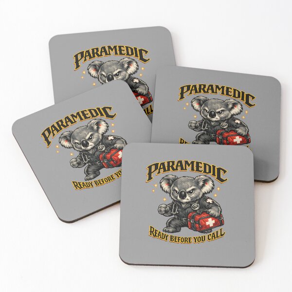 Item preview, Paramedic Koala – Ready Before You Call Rescue Art designed and sold by ClinicalHubs.