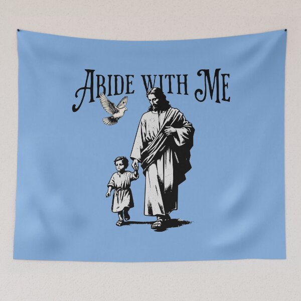 Item preview, Abide with Me Christian designed and sold by Sachie's Studio.