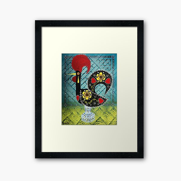 Portuguese Rooster 8 Framed Art Print