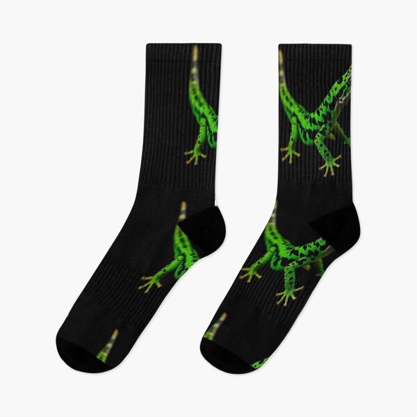 Item preview, Exotic Neon Gecko – Bold Wildlife Art with Striking Colors designed and sold by PixelVibe782.