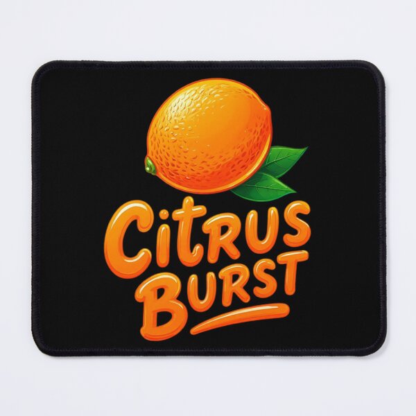 Item preview, Citrus Burst Orange Typography Art – Fresh Summer Fruit Illustration Design designed and sold by ULTIMATE CREATIONS.