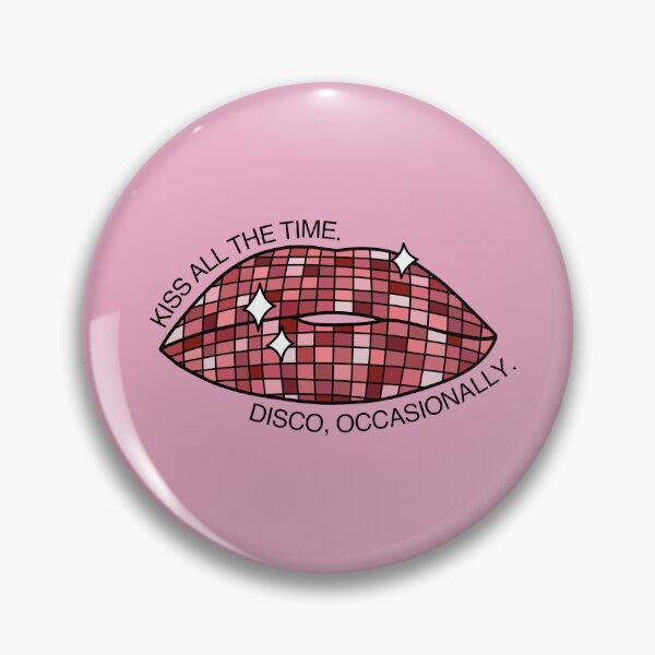 Item preview, Kiss All The Time. Disco, Occasionally. designed and sold by Olivia Powell Designs.