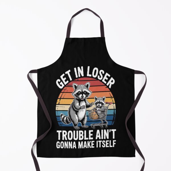 Item preview, Raccoon Possum Get In Loser Trouble Ain't Gonna Make Itself designed and sold by mandiana.