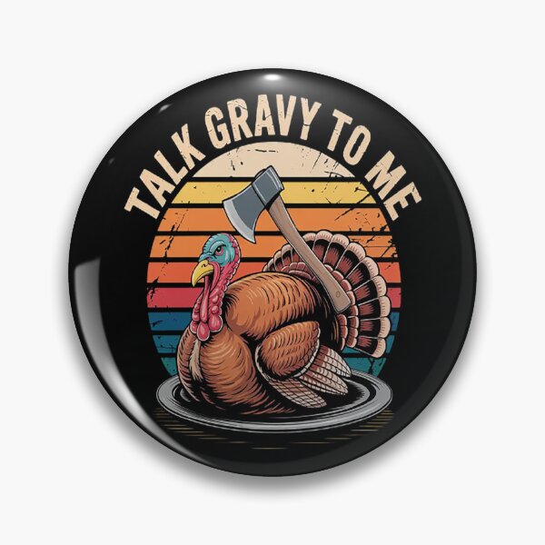 Item preview, Talk Gravy To Me Thanksgiving Pun Turkey Roast Dinner designed and sold by gandebro.
