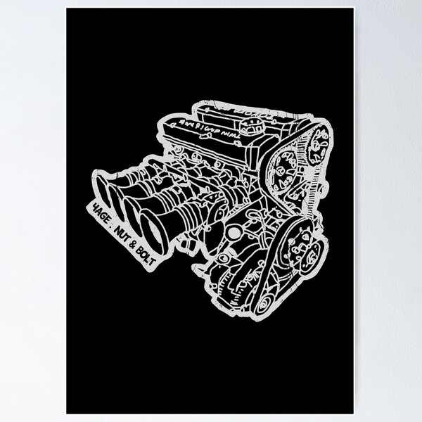 Item preview, Toyota AE86 Corolla Levin Sprinter Trueno 4AGE Engine designed and sold by Design by Twain.