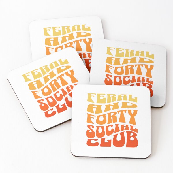 Item preview, Feral and Forty Social Club  designed and sold by TheEndDesign.
